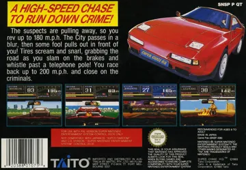 Super Chase H.Q. (Europe) box cover back